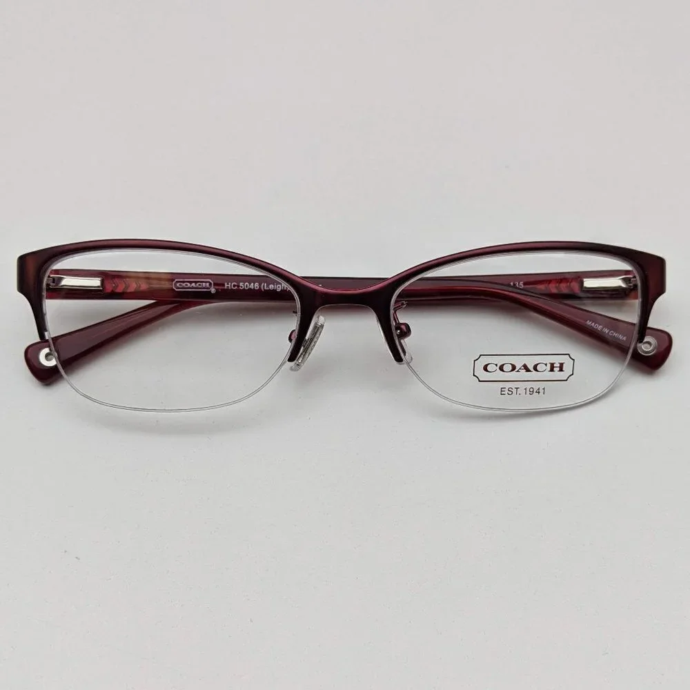 🕶️Coach HC5046 Leigh 9134 Eyeglasses 52/18 135 /KAG222🕶️
